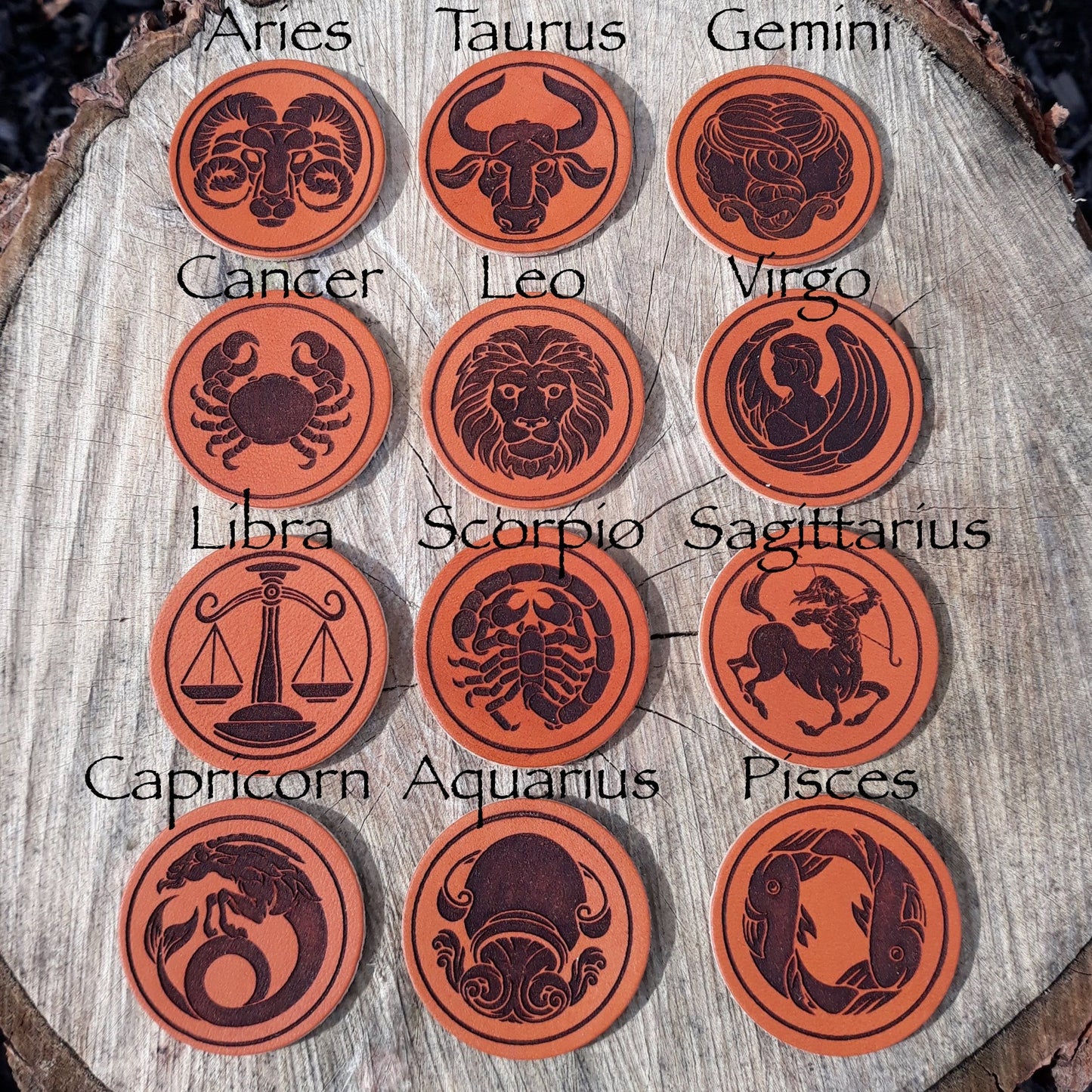 Zodiac Sign Wine Stopper- Astrological sign gift