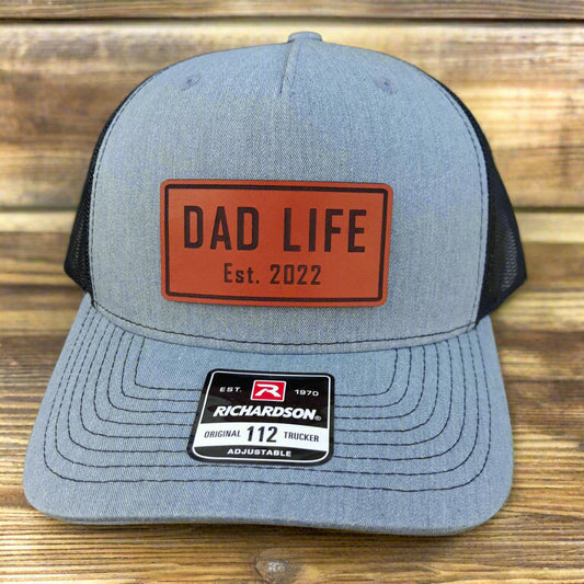 DAD LIFE Hat with year - New Dad hat - Fathers Day gift