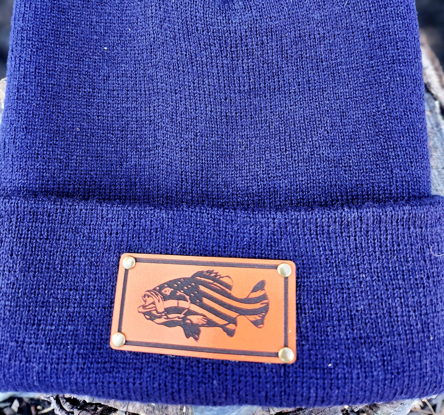 BASS Fishing beanie hat