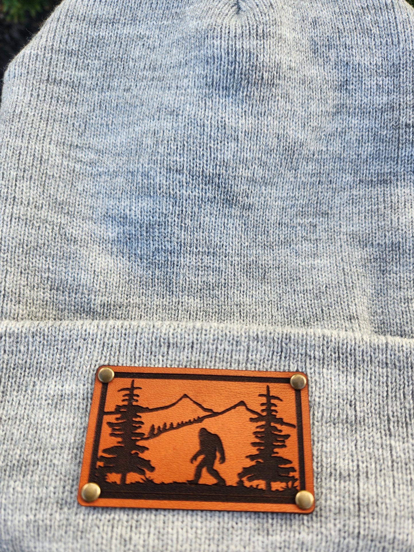 Big Foot Beanie hat - Sasquatch in the pines