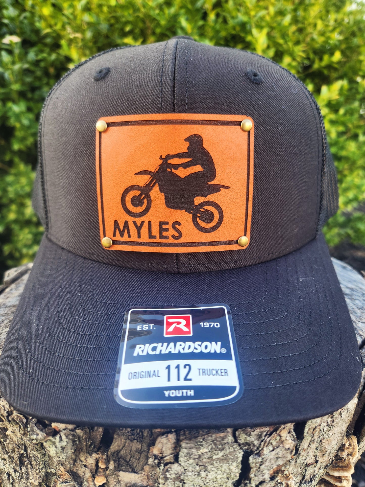 Kids Moto Cross name Hat