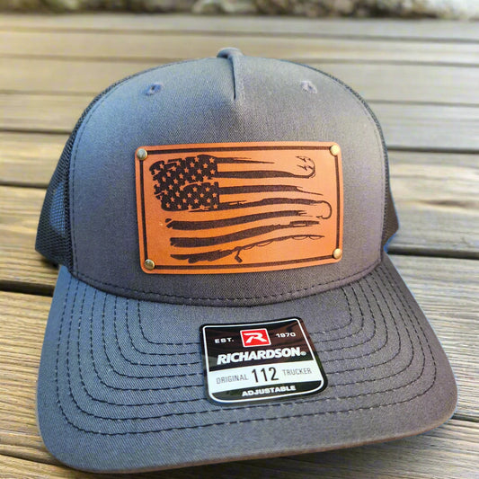 American Flag Fishing hat