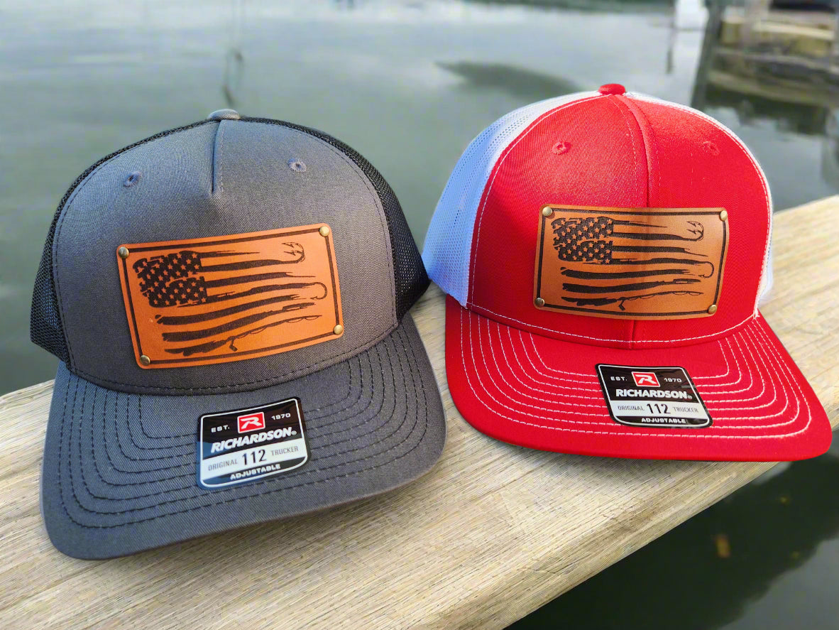 American Flag Fishing hat