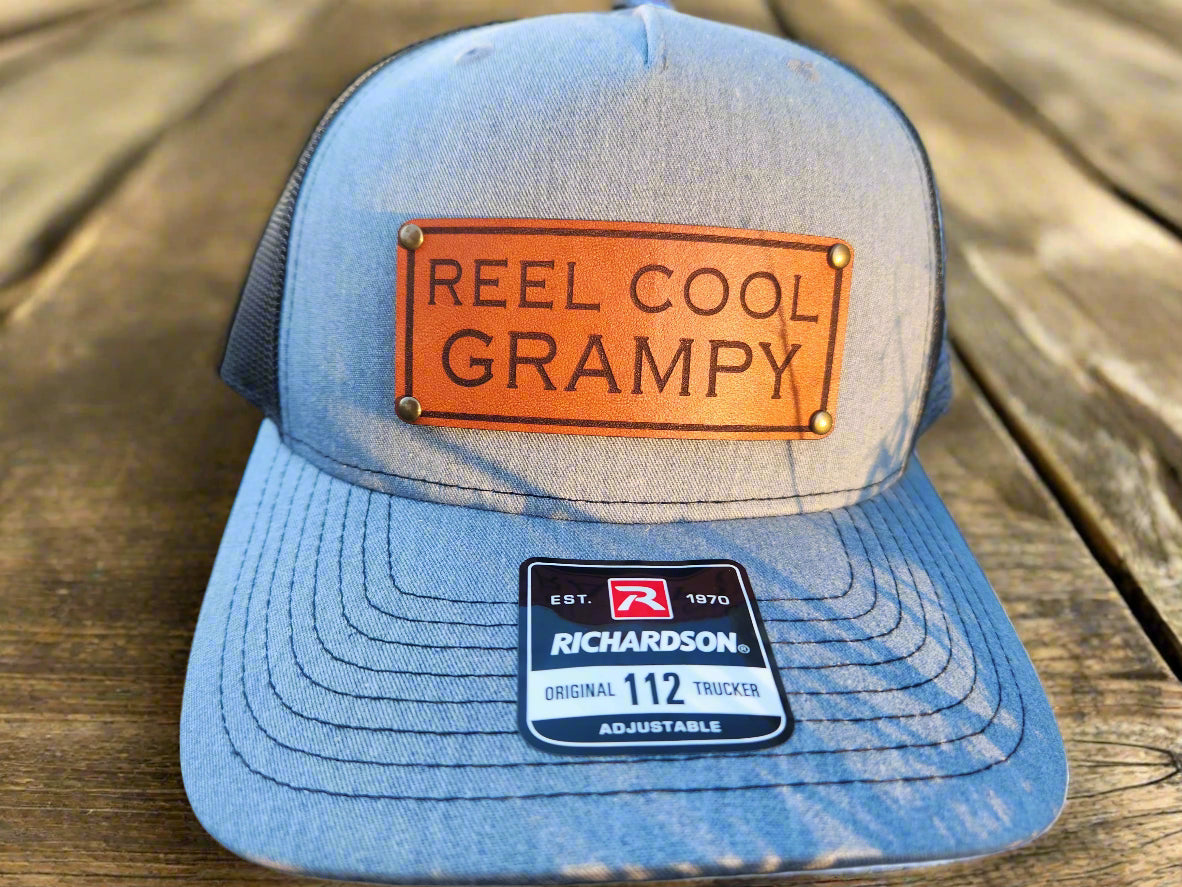 REEL COOL GRAMPY hat - Fishing hat for Grandfather