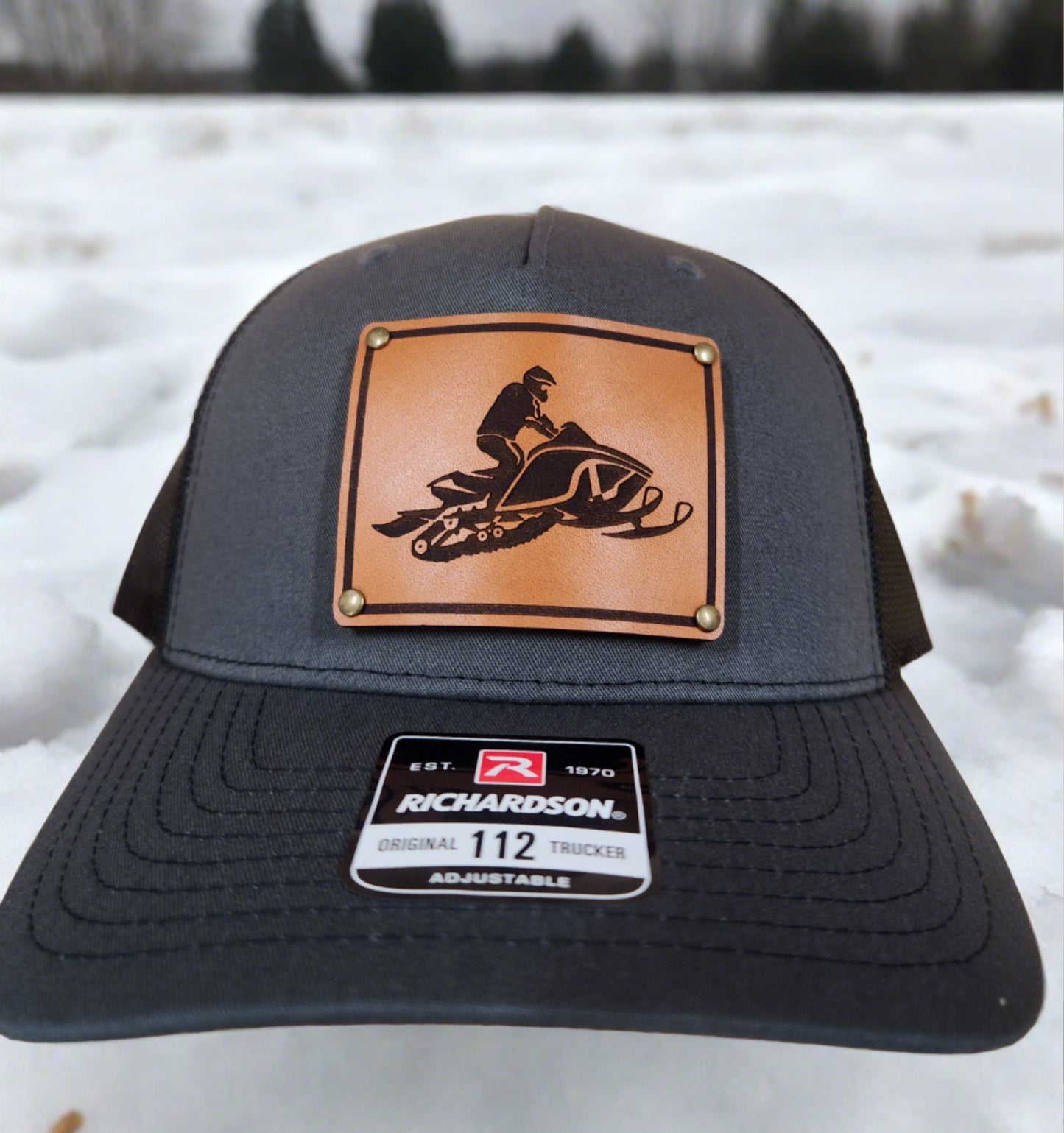 Snow mobile rider hat