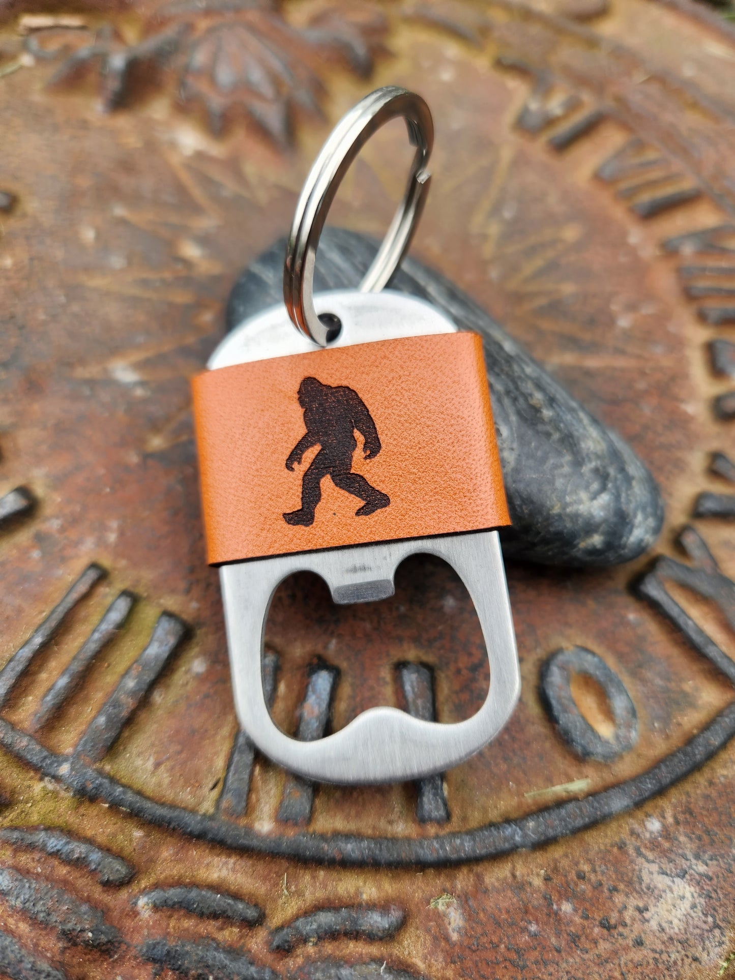 BIG FOOT bottle opener key chain