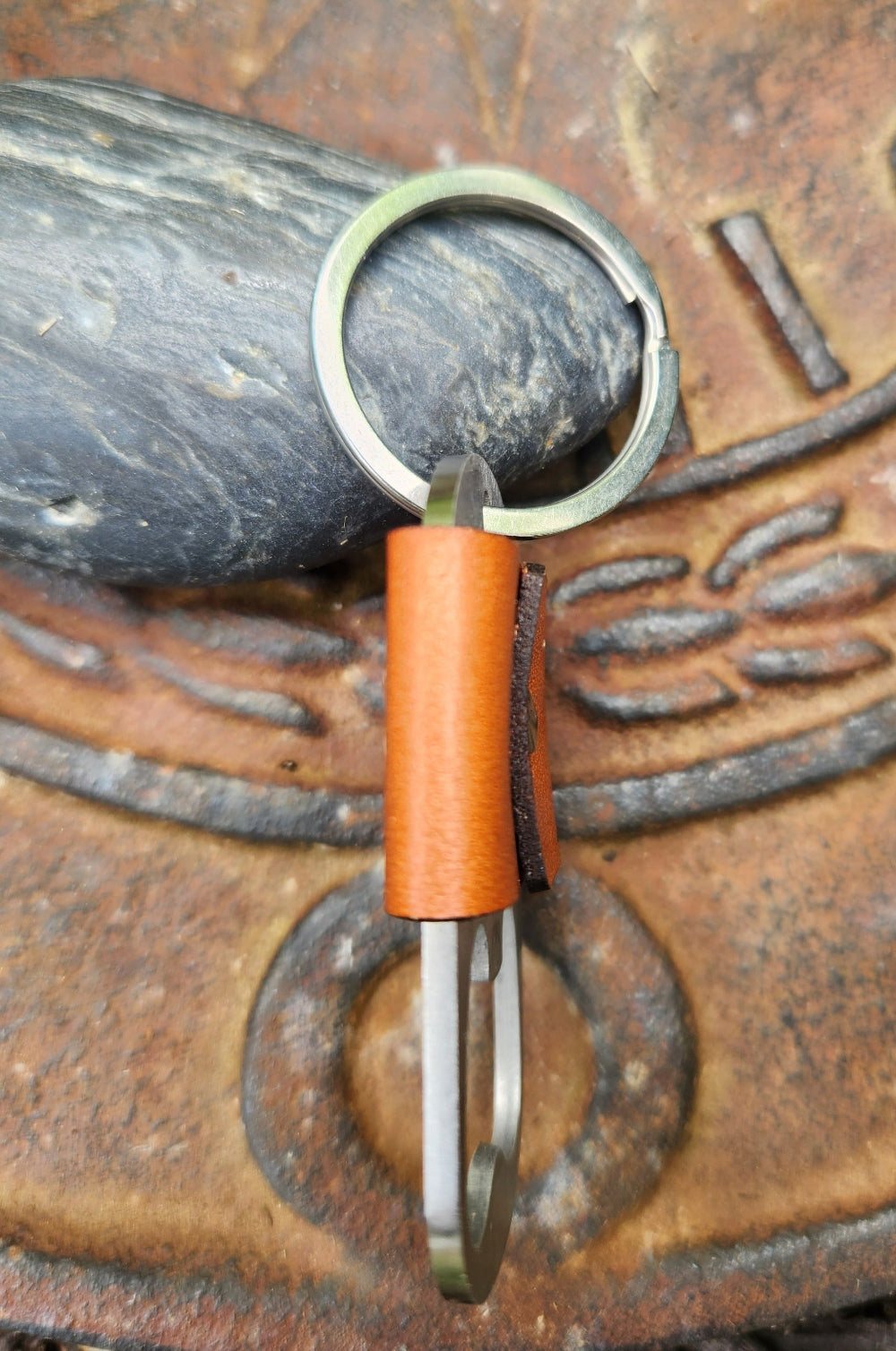 American Flag Bottle opener Key Ring