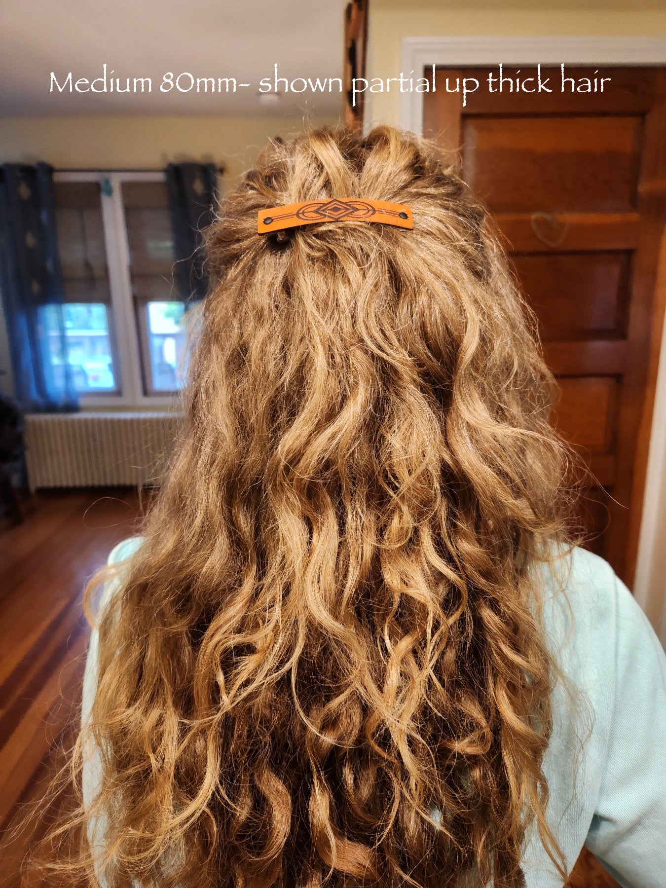 Leather Barrette - French Barrette