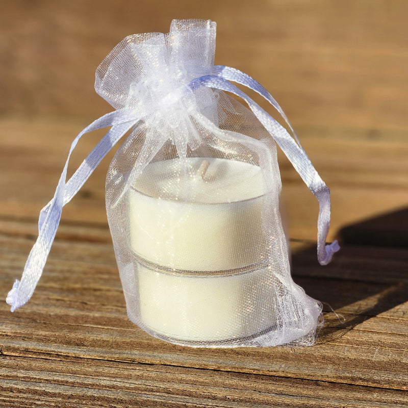 Diamond Shapes Leather & Glass Candle set