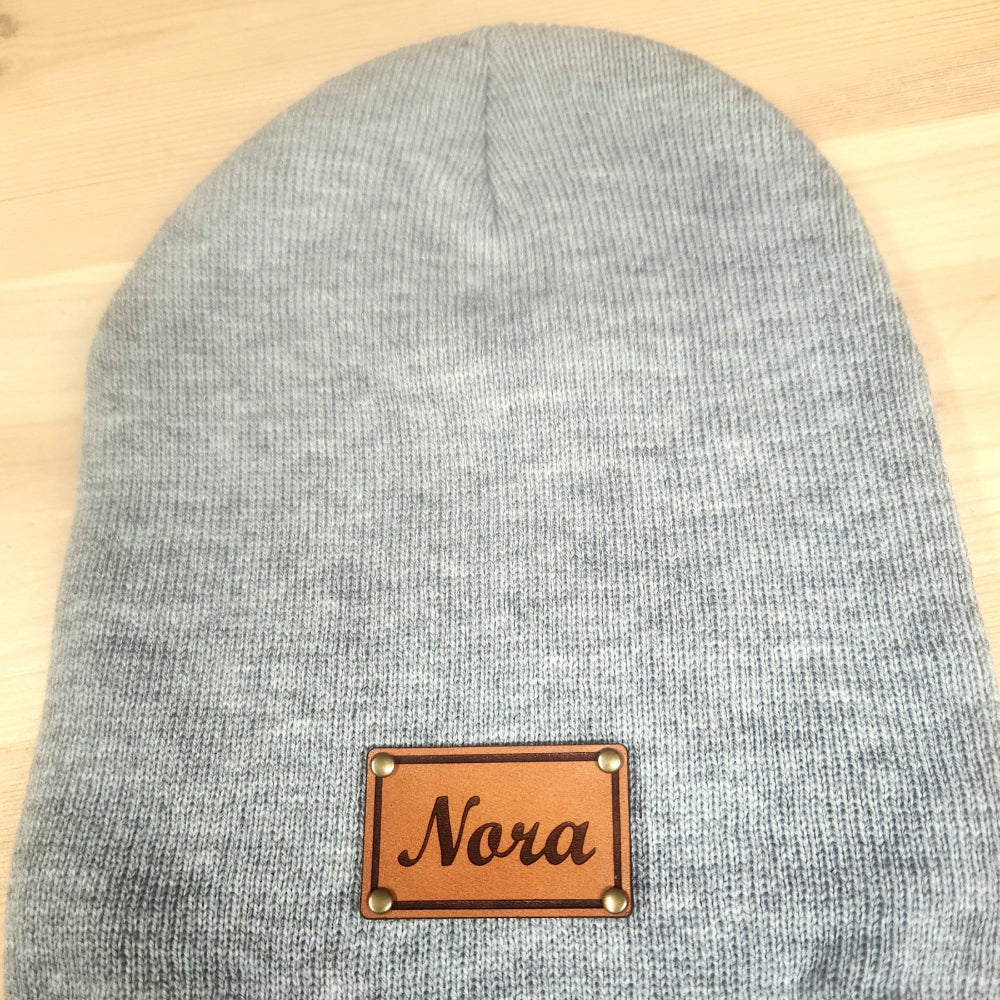 Kids Name knit beanie hats - Custom Beanie hat