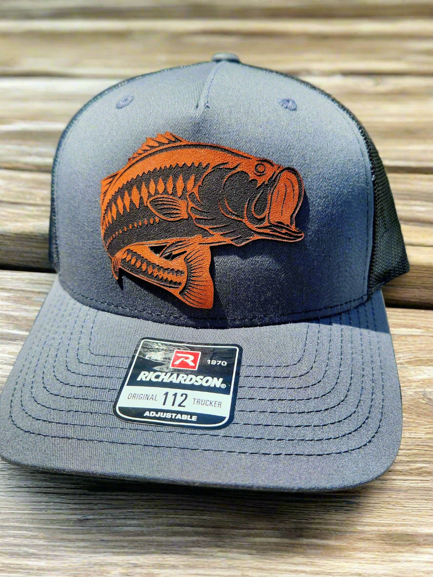 Large Mouth Bass Fishing Hat – Bella Blue Art Studio