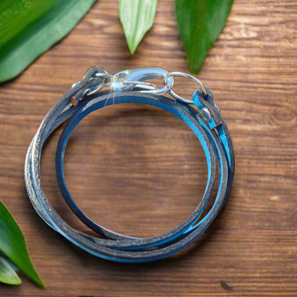 Leather Minimalist Wrap Bracelet