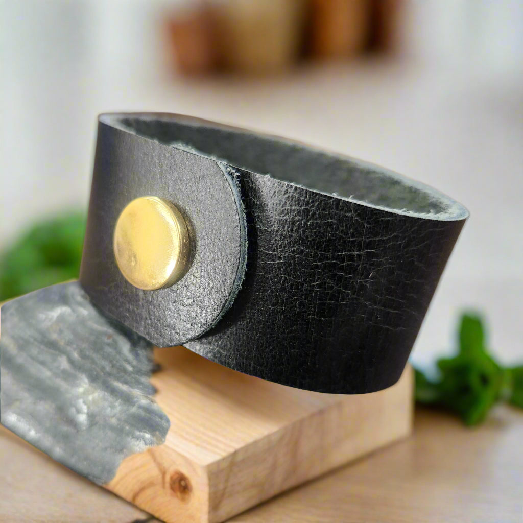 Leather Napkin Rings - USA Made leather