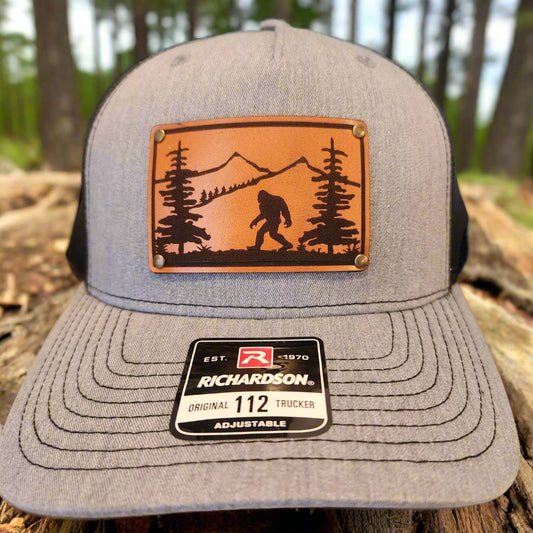 Big Foot in the Pines Leather patch Hat - Richardson hat