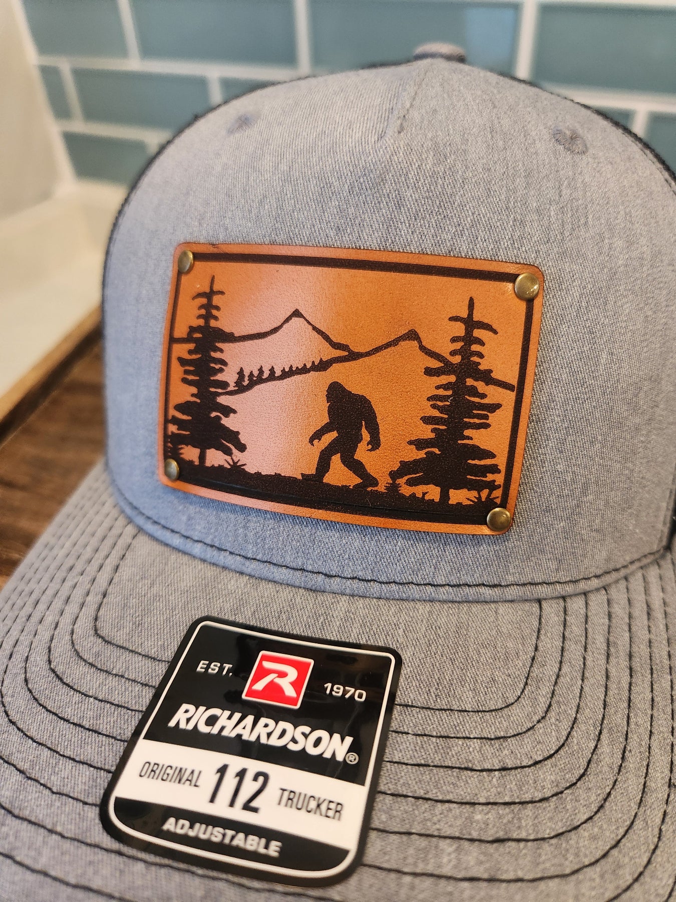 Big Foot in the Pines Leather patch Hat - Richardson hat