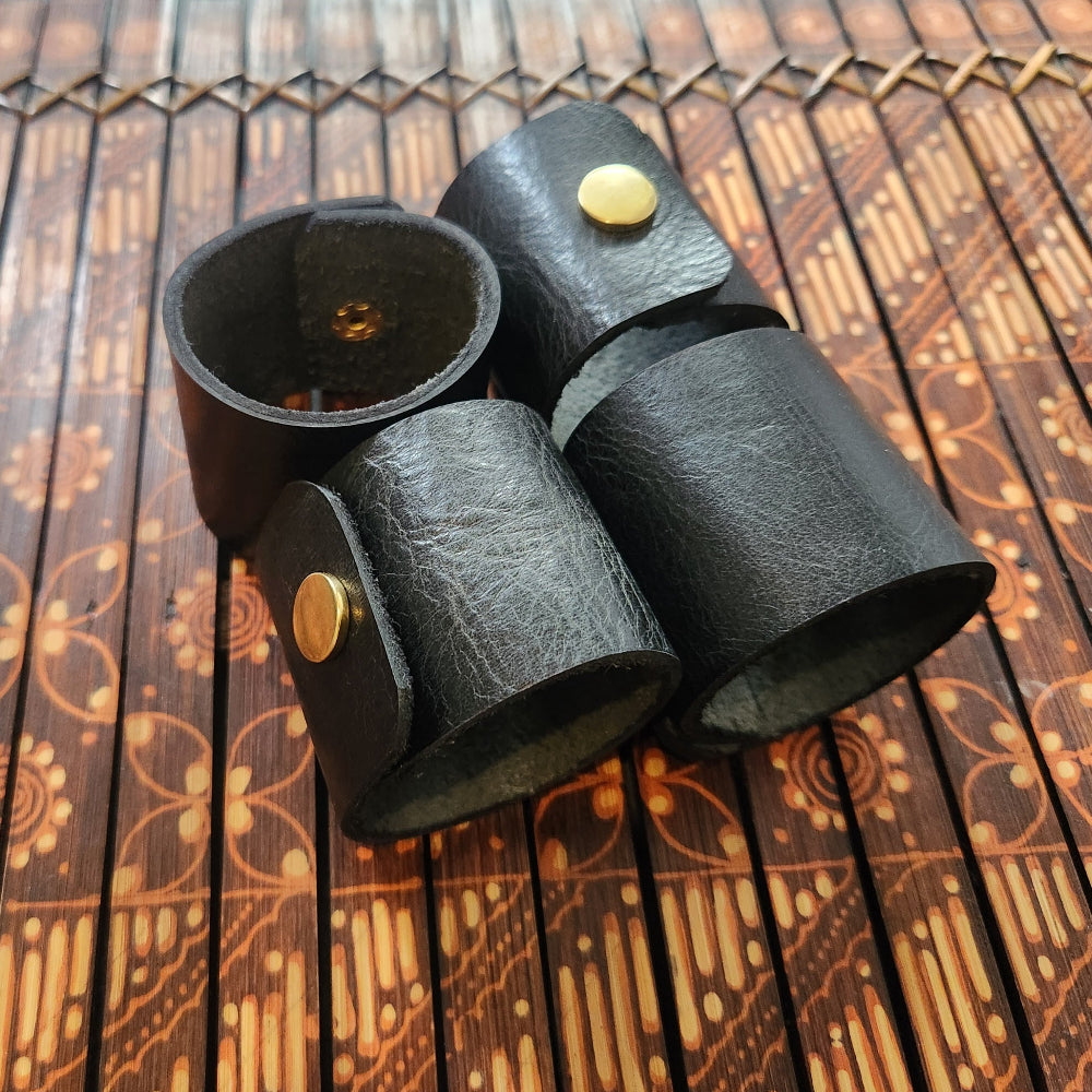 Leather Napkin Rings - USA Made leather