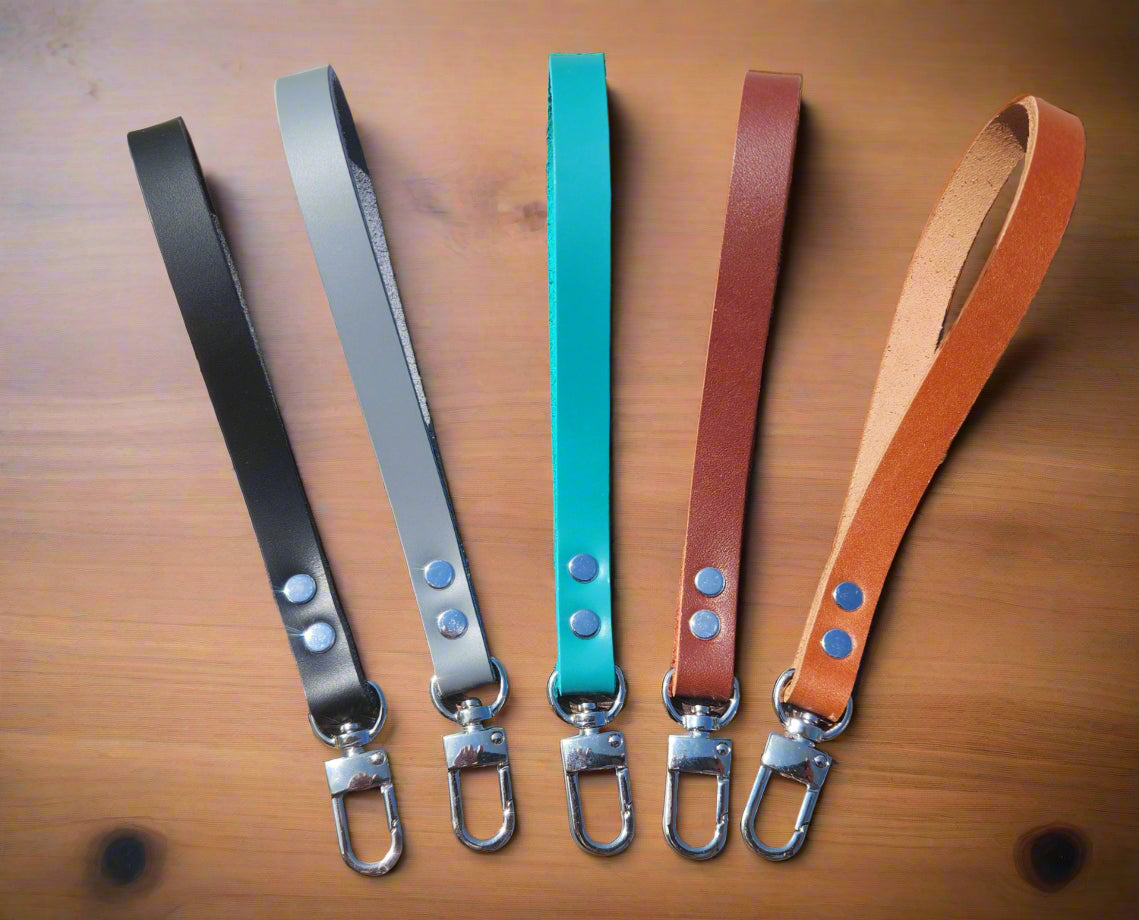 Leather Clutch Strap, Leather Wristlet Strap
