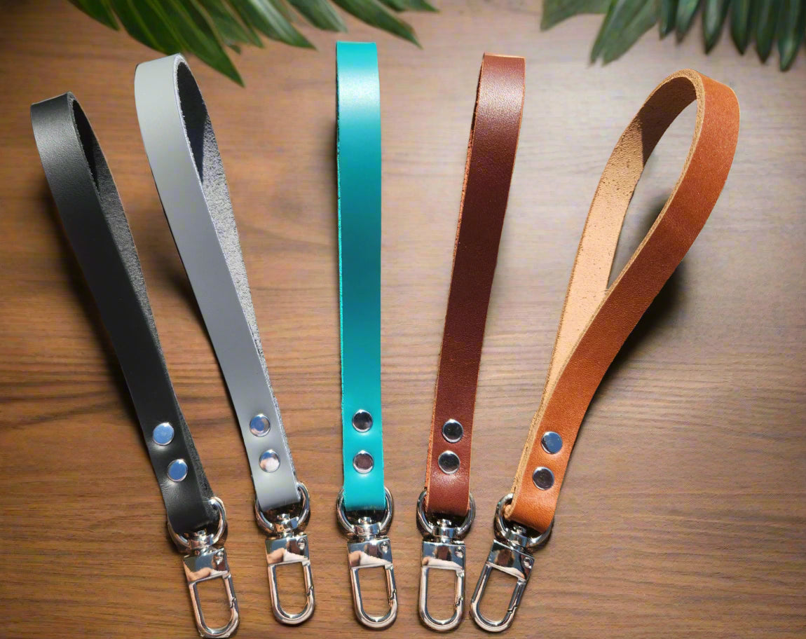 Leather Clutch Strap, Leather Wristlet Strap