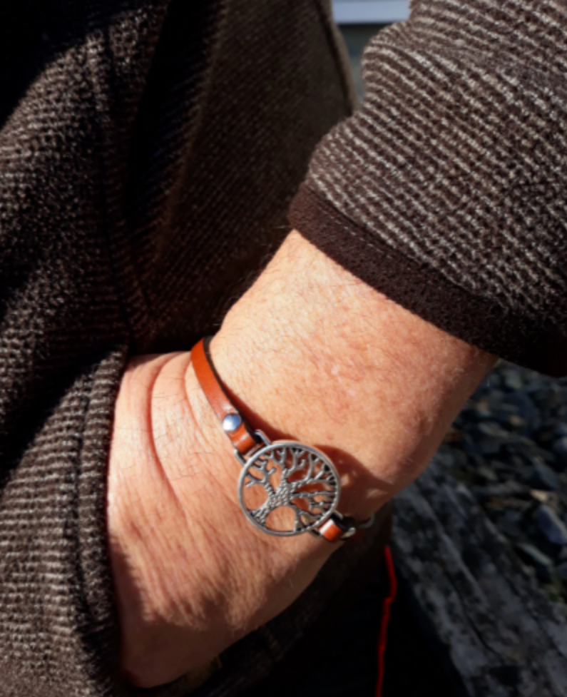 Tree of Life leather bracelet