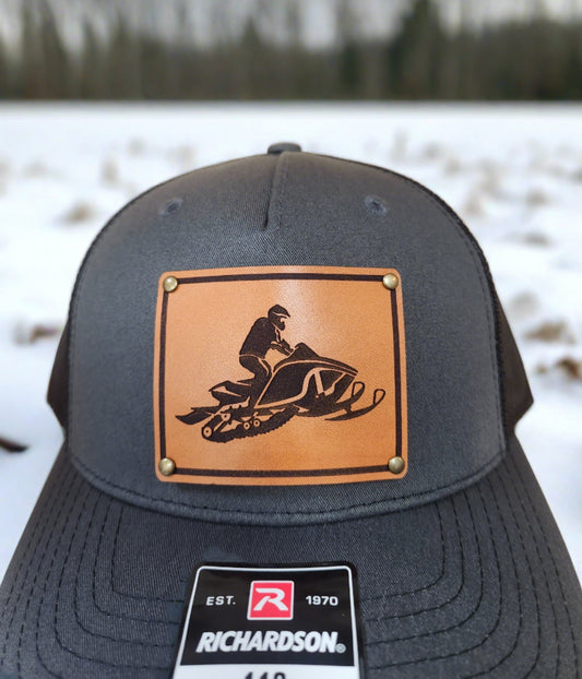 Snow mobile rider hat