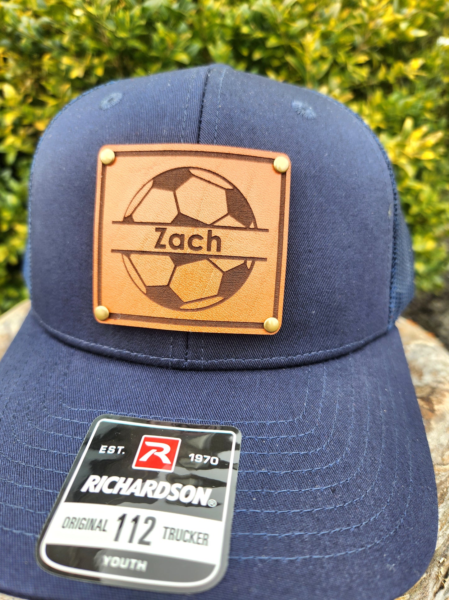 Kids Soccer name hat