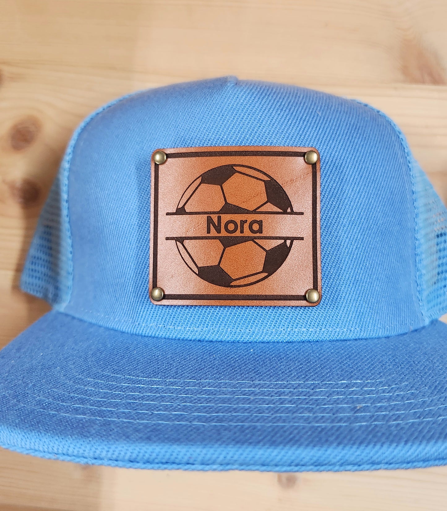 Kids Soccer name hat