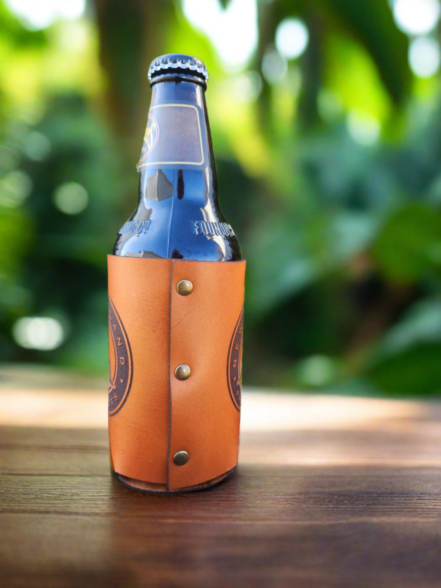 Motorcycle rider beer can holder - Motorcycle harley beer cozie