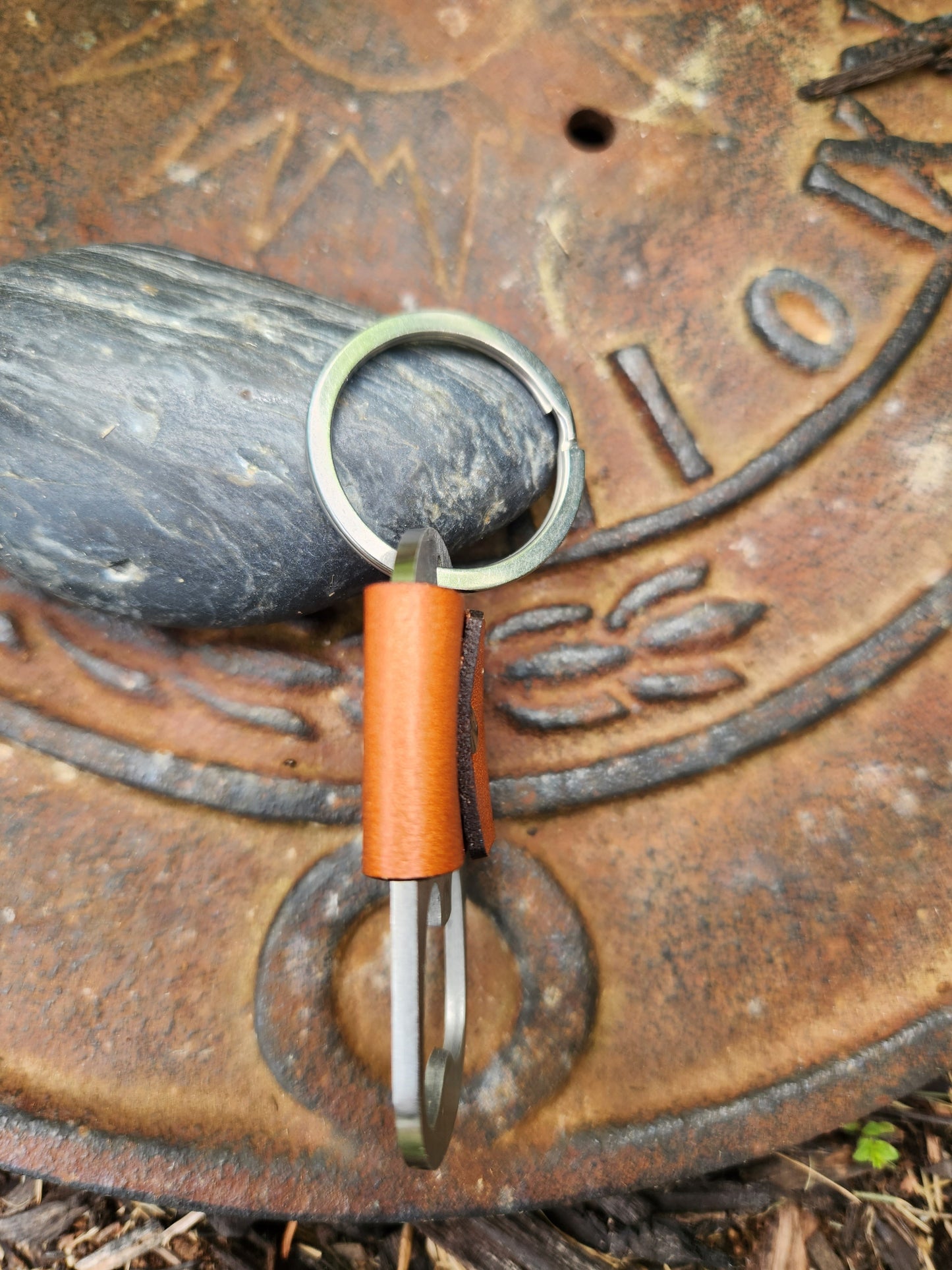 Personalized Initials Bottle opener Key Ring