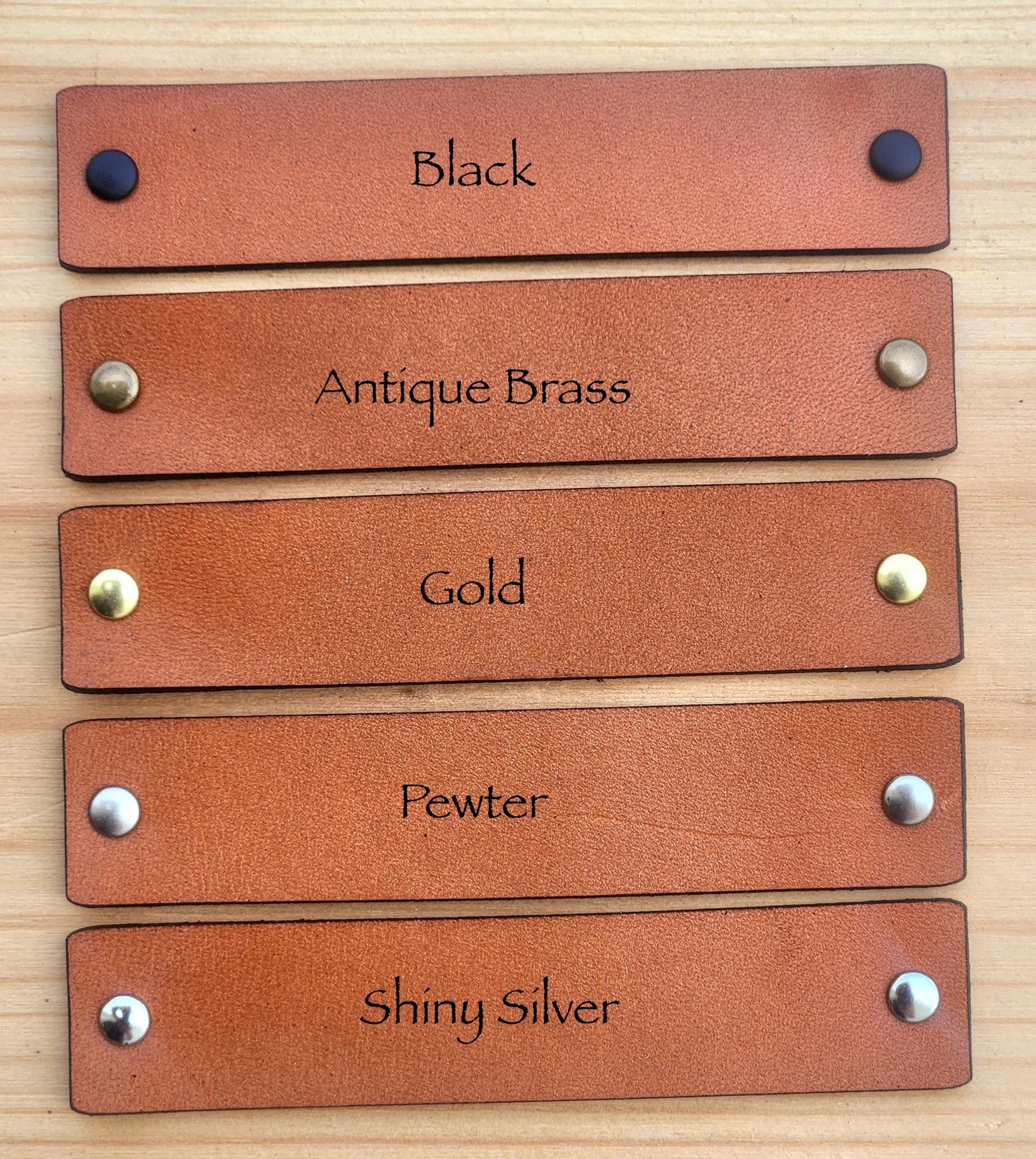 Leather Barrette - French Barrette