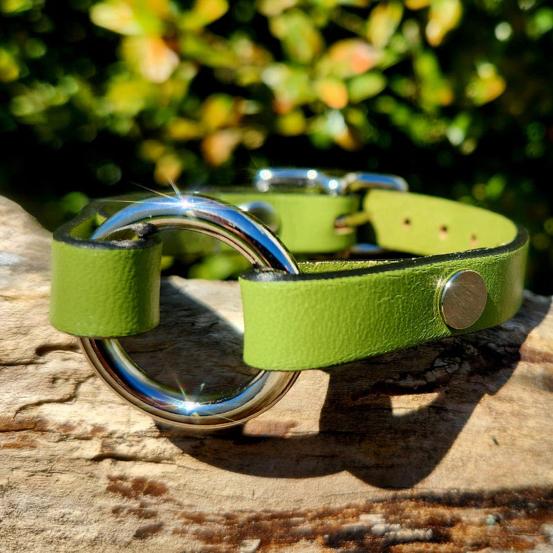 Widow Add a Ring Bracelet - Leather adjustable add a ring bracelet