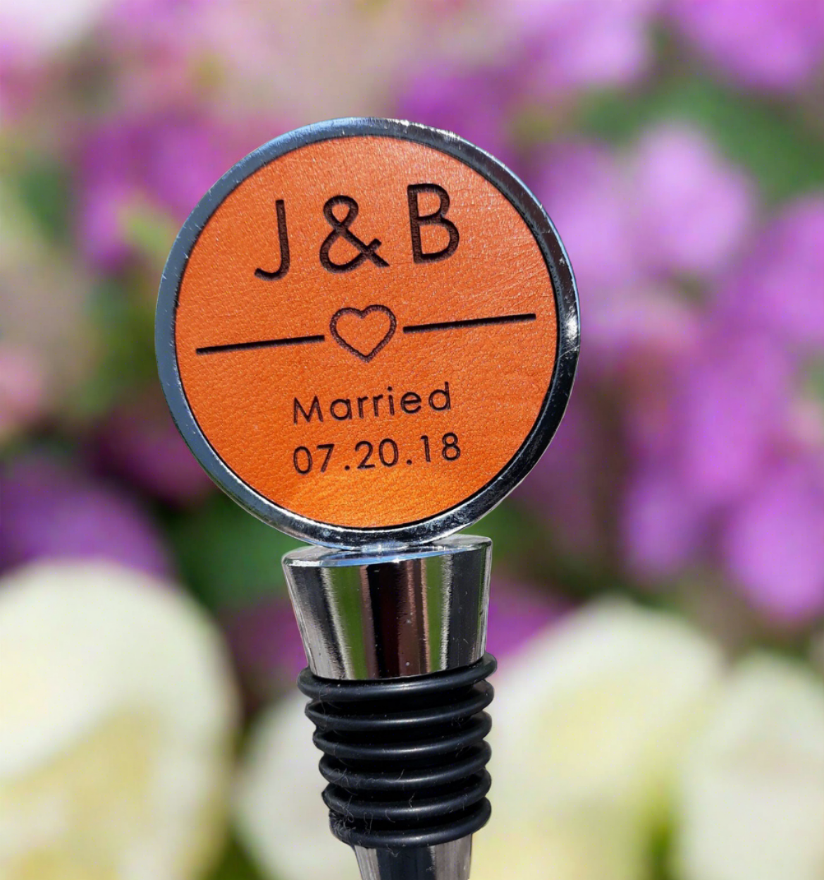 Wedding date Wine bottle Stopper - personalized gift