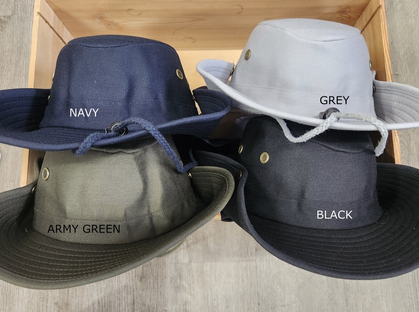 Your choice of Design Boonie hat - Adjustable Outback hat with neck protection
