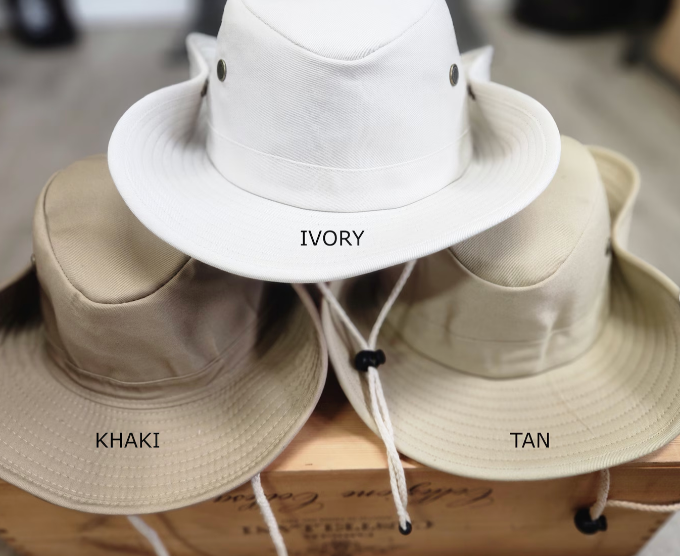 Your choice of Design Boonie hat - Adjustable Outback hat with neck protection